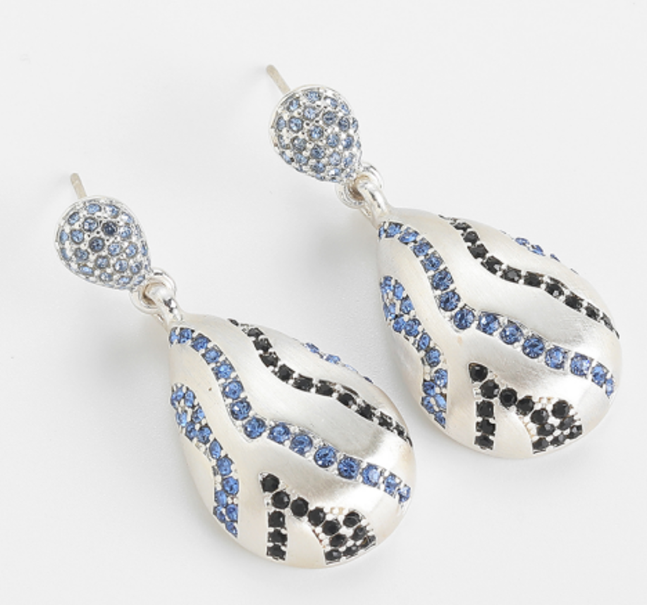 Nightfall Spark Antique Earrings (Silver)