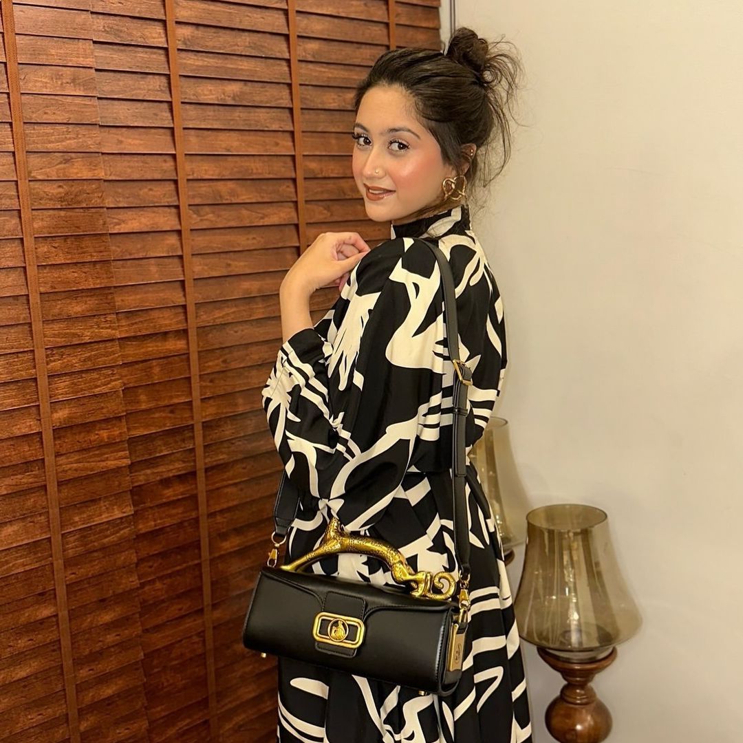 Leopard Genuine Leather Bag (Black)