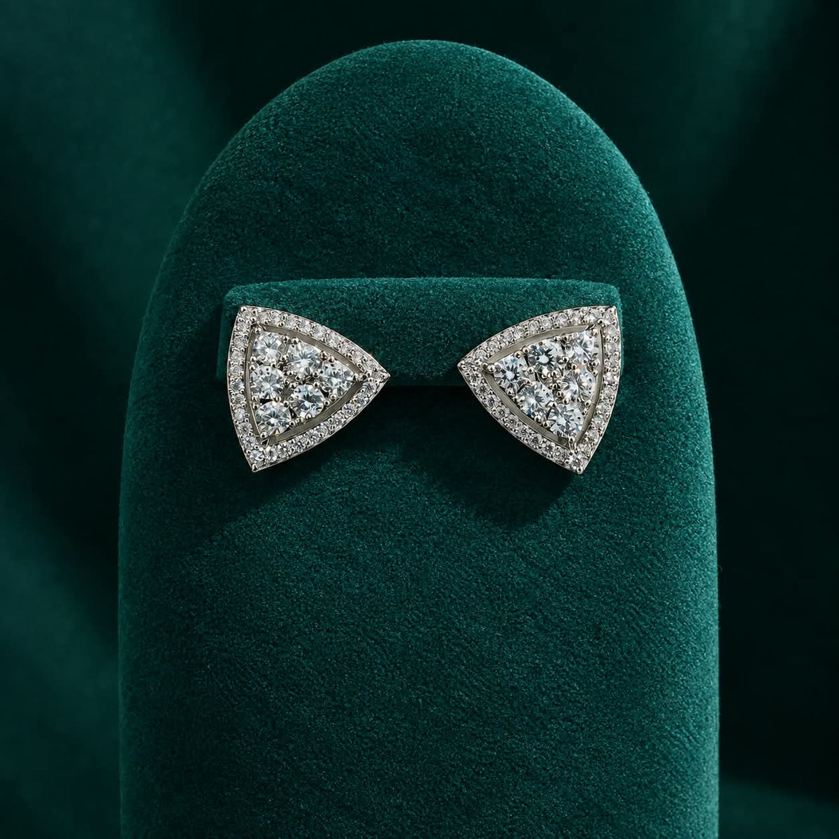 Triora Triangle Stud Earrings