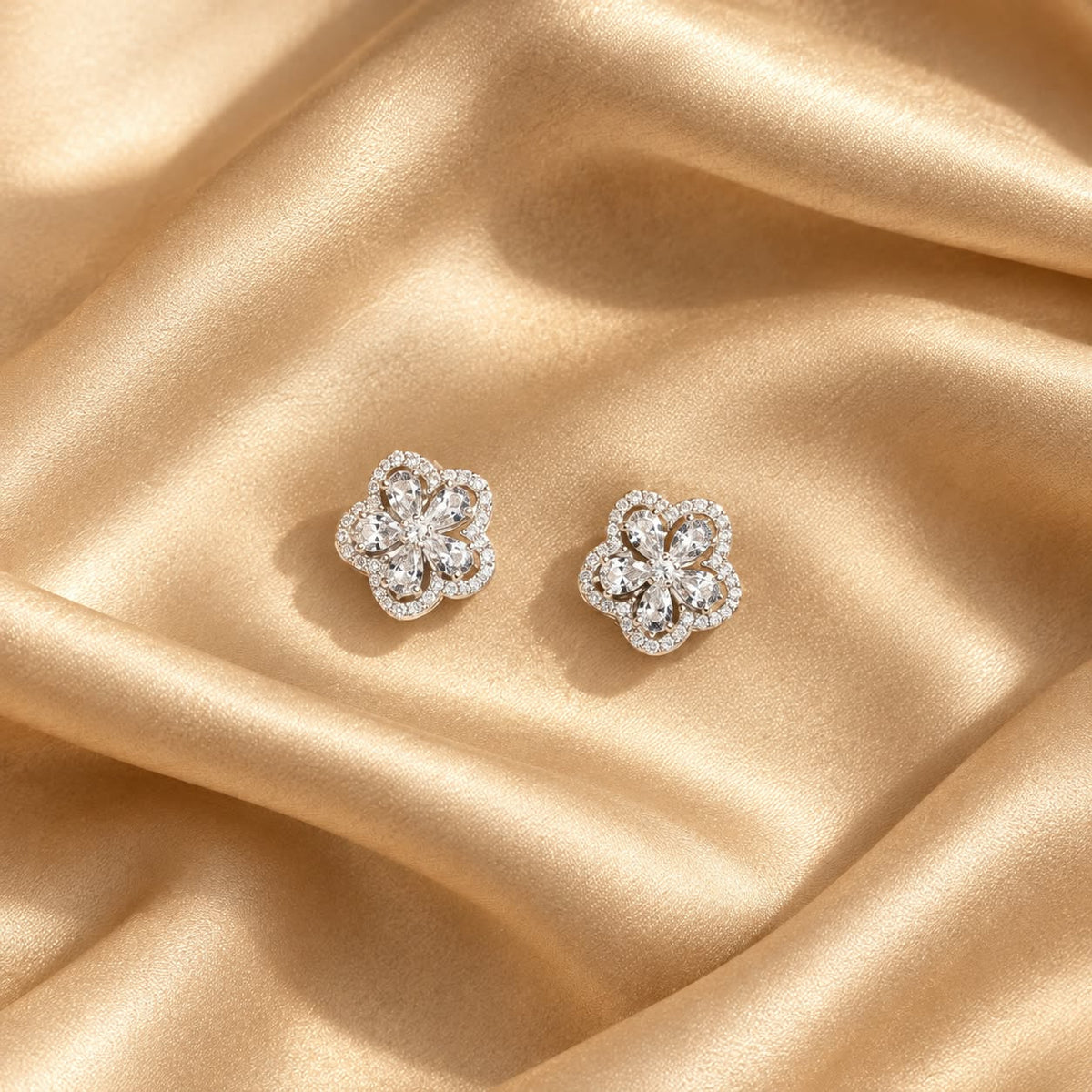 Florielle Floral Stud Earrings
