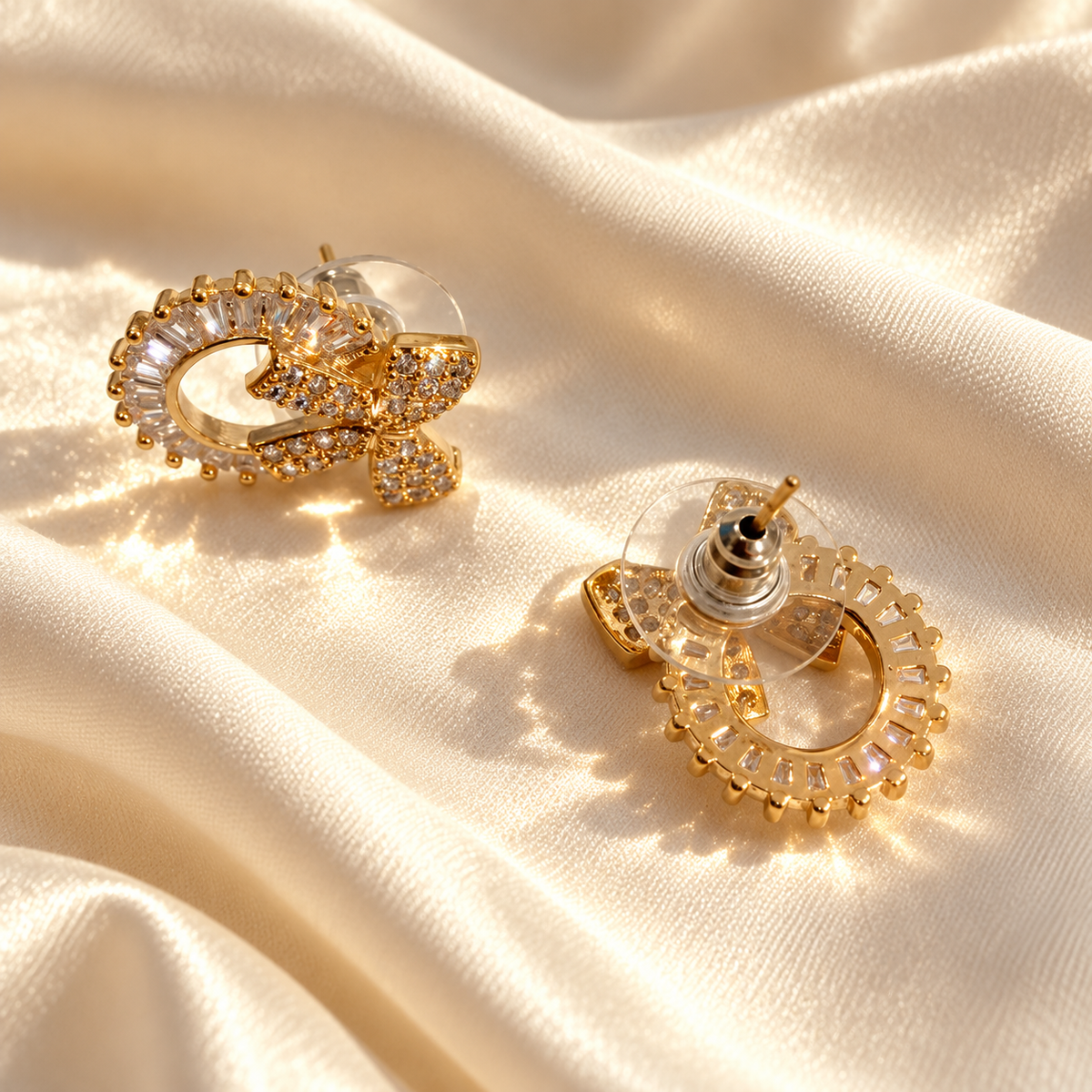 Bowrissa Circle Drop Earrings