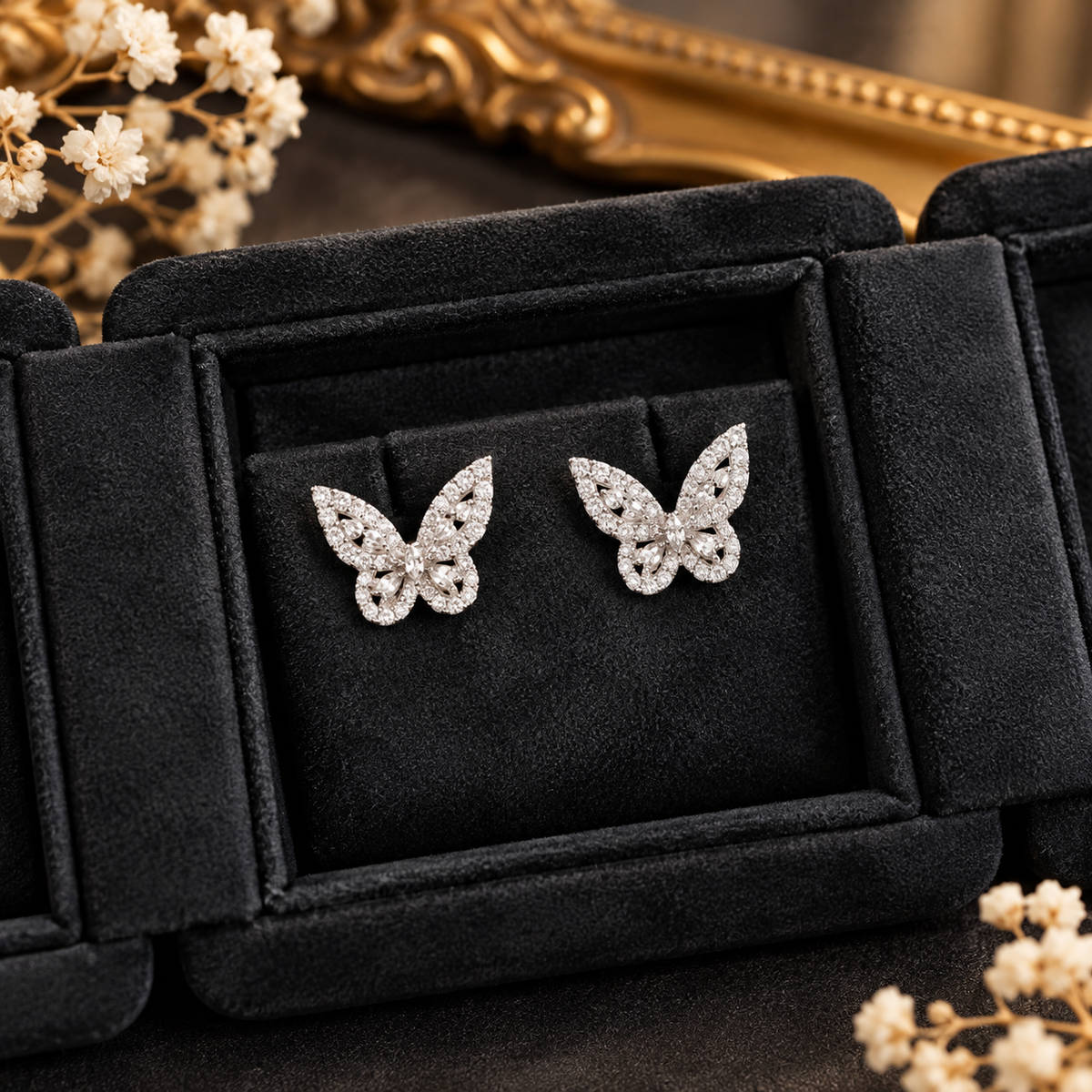 Papillon Butterfly Stud Earrings
