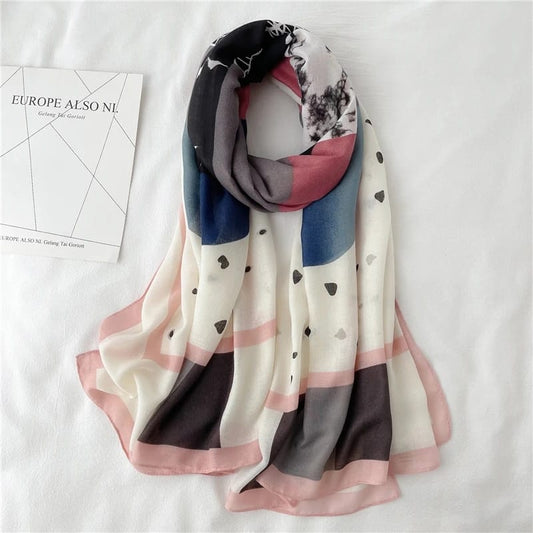 Blossom Cotton Scarf