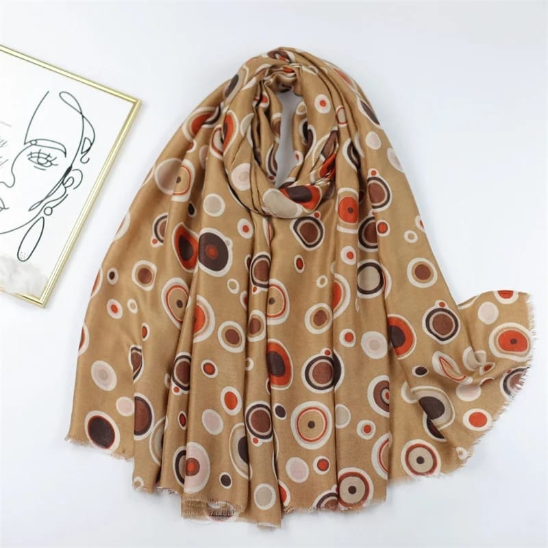 Sprinkle Moca Cotton Scarf