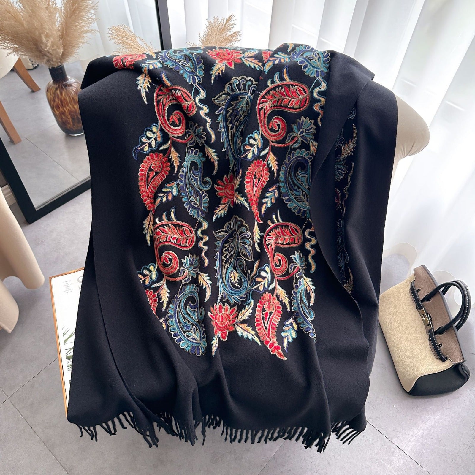 Augusta Raven Rich Pashmina Shawl