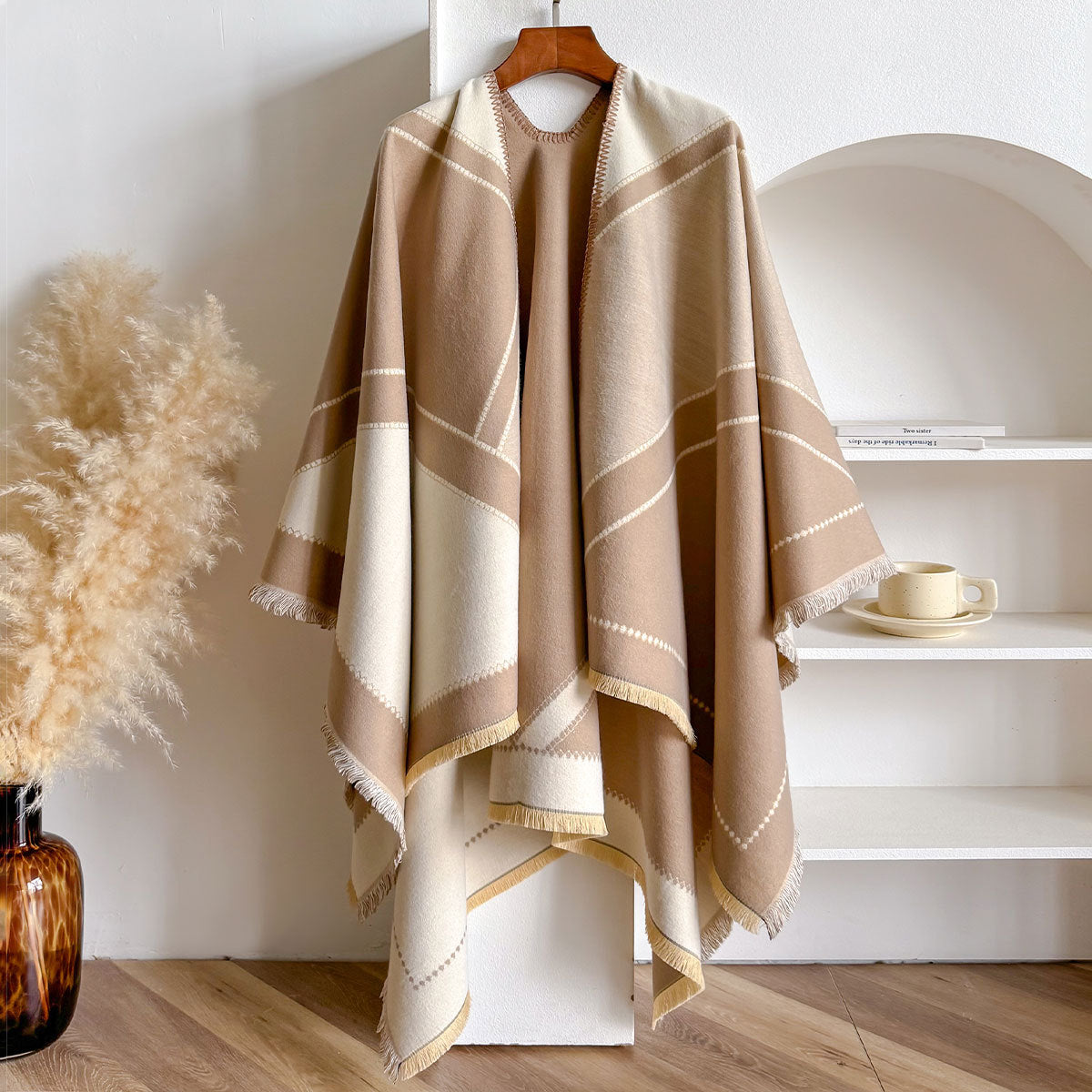 Sandgrip Stripe Poncho