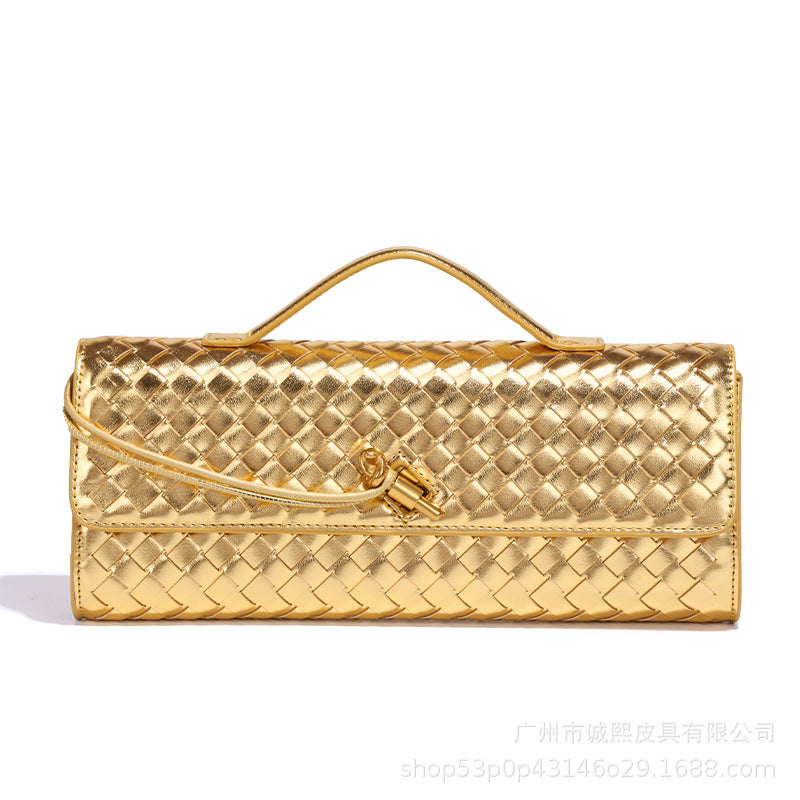 Andrea Vegan Leather Bag (Gold)