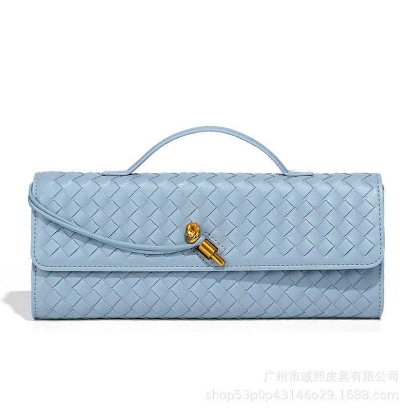 Andrea Vegan Leather Bag (Light Blue)