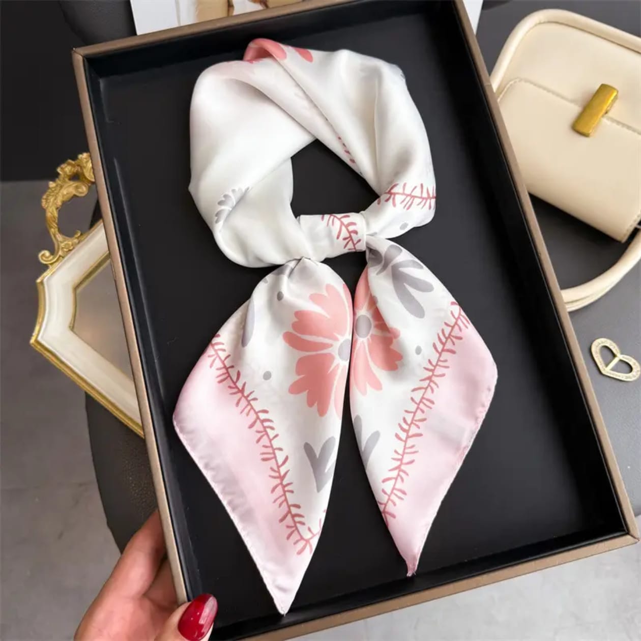 Vivienne Silk Scarf (70x70cms)