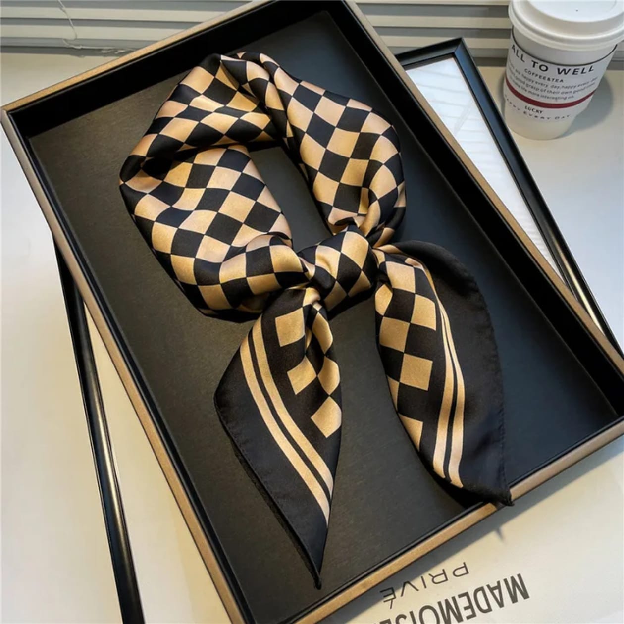 Eveline Silk Scarf (70x70cms)