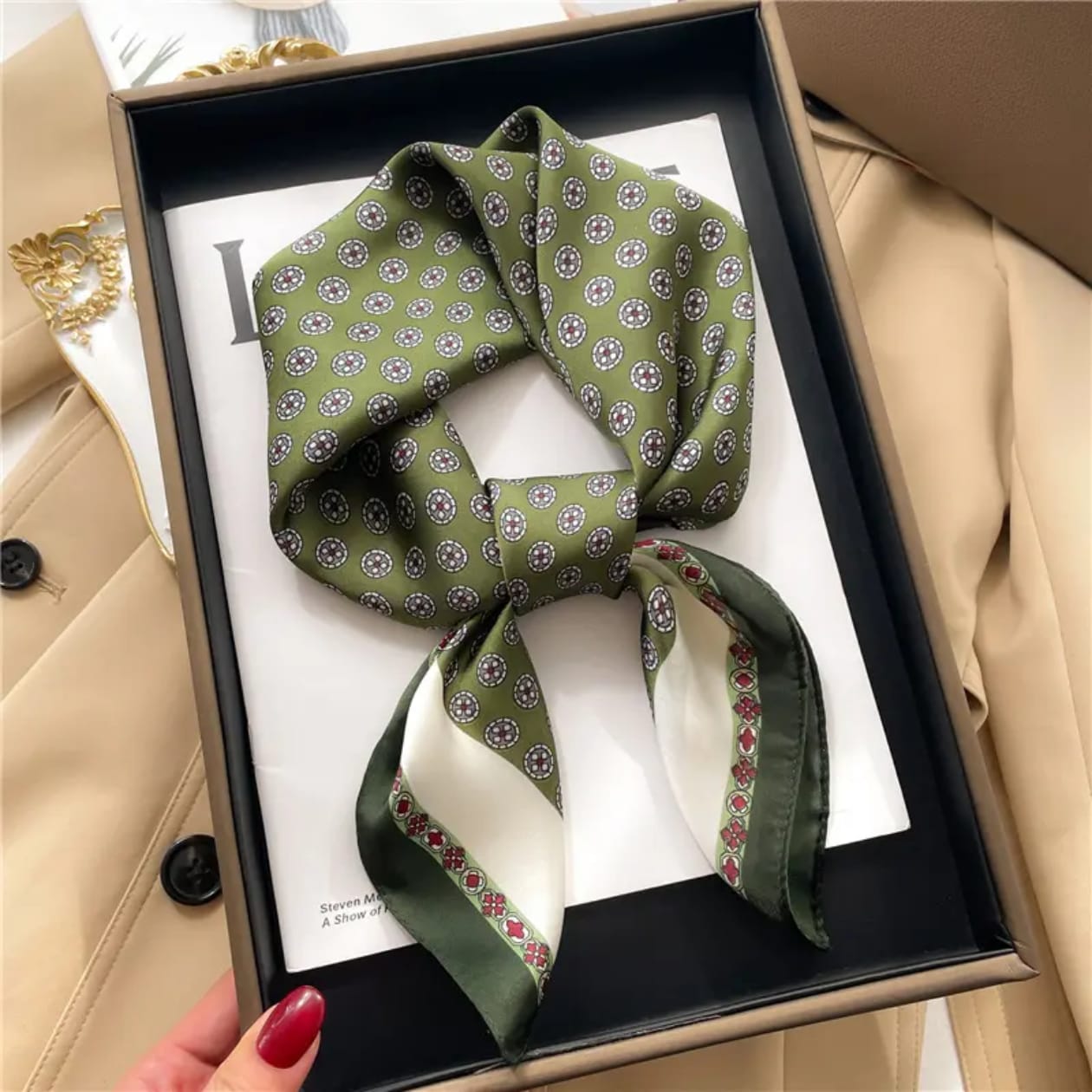 Colette Silk Scarf (70x70cms)