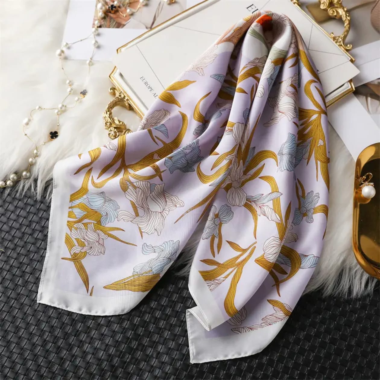 Positano Silk Scarf (70x70cms)
