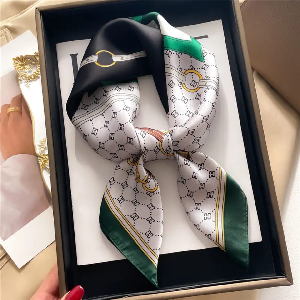 Geneva Silk Scarf (70x70cms)