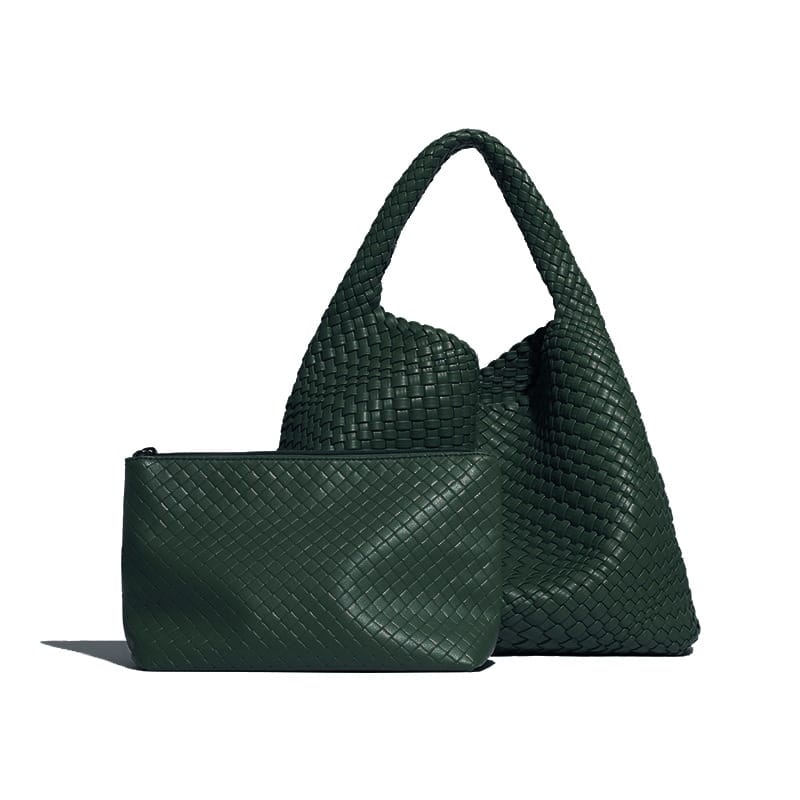Corvyn Vegan Leather Tote Bag (Green)