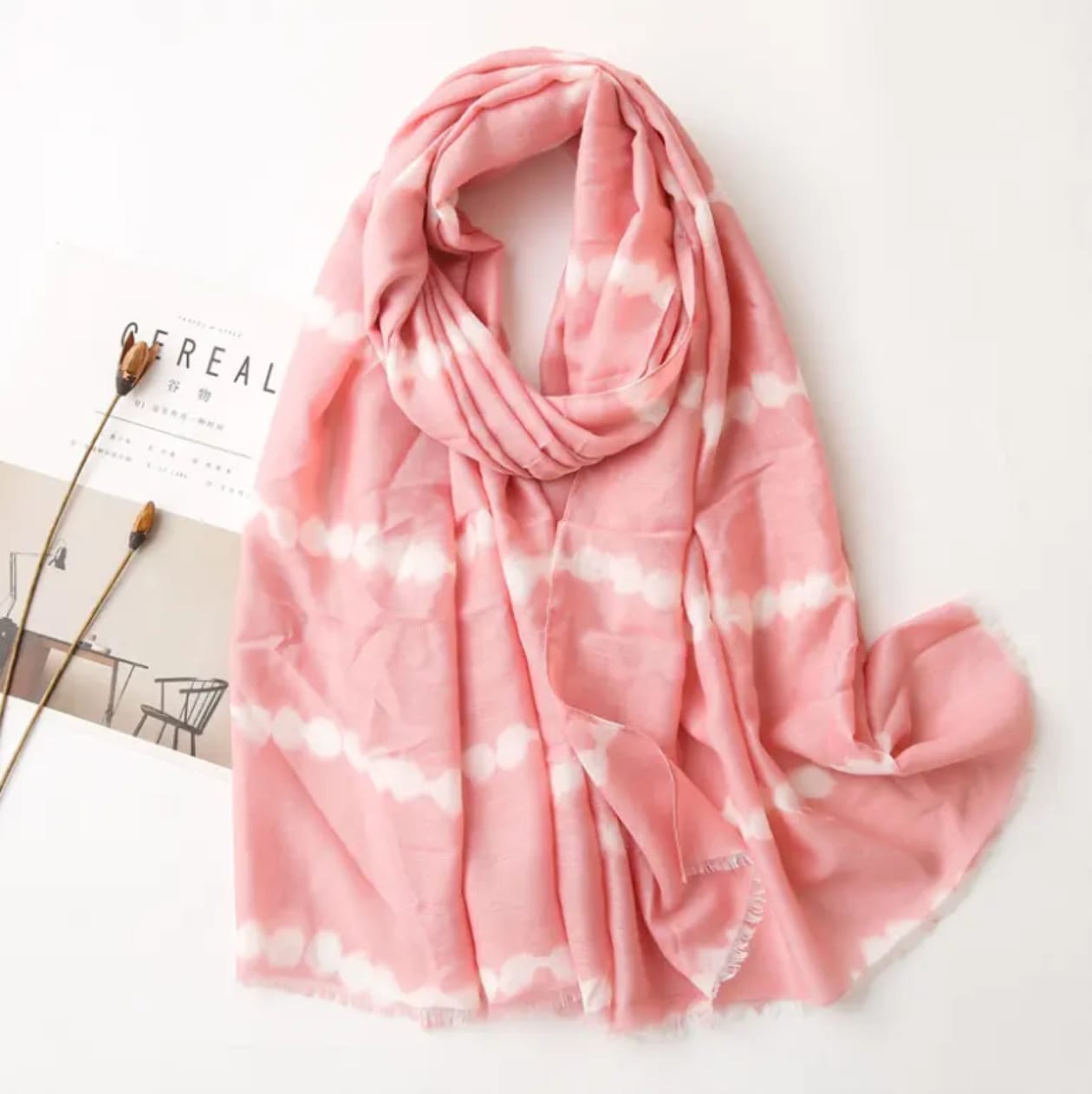 Tavia Viscose Cotton Stole