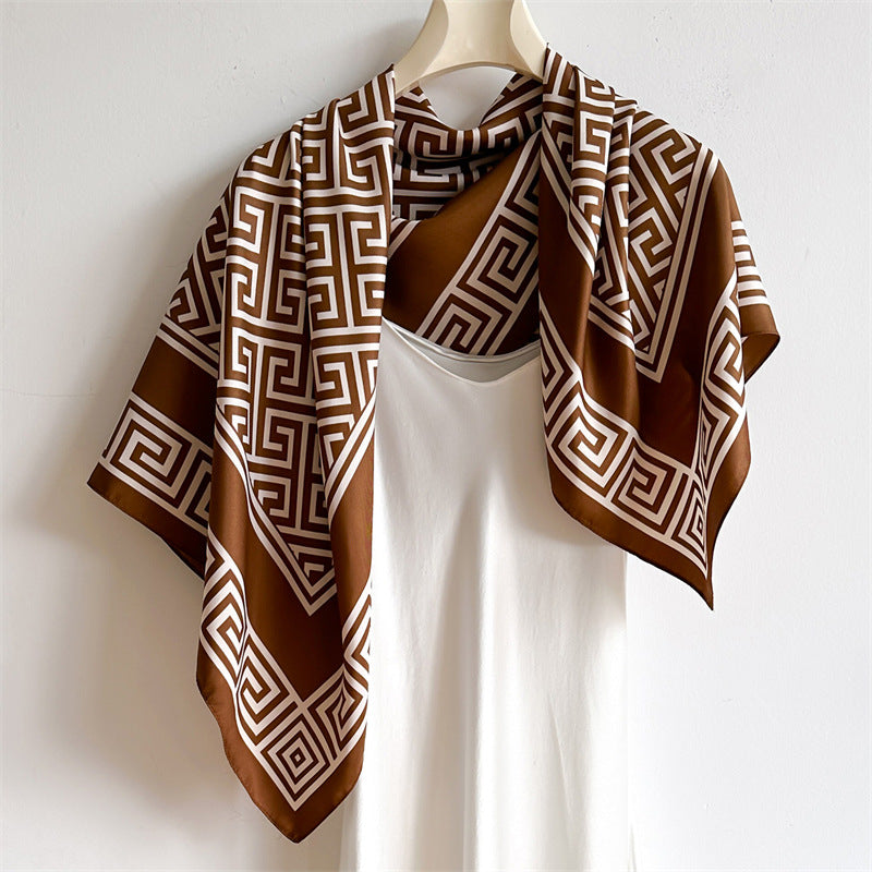 Athe Silk Scarf (90x90cms)