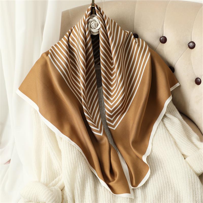 Tali Silk Scarf (90 × 90 cm) fashion accessory