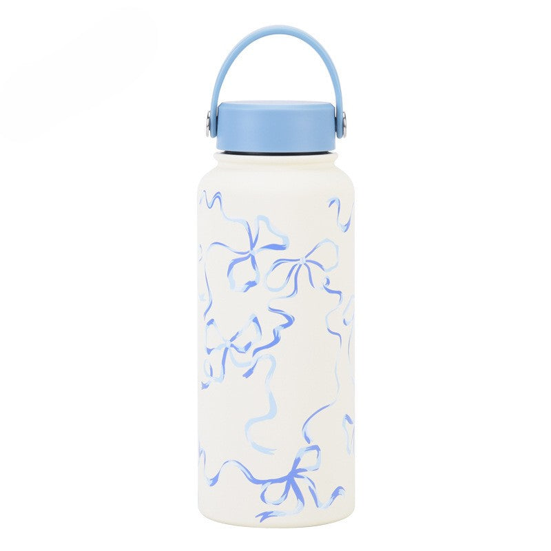 Aria Stainless Steel Bottle with Thermos Lid (1000ml)