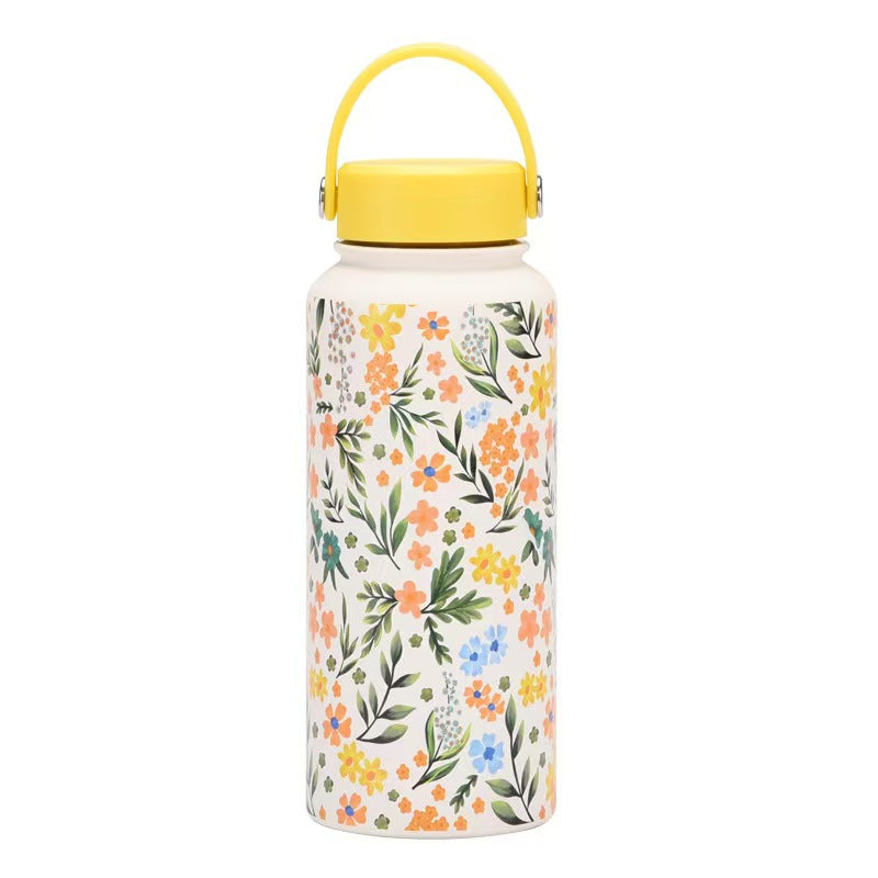 Mira Stainless Steel Bottle with Thermos Lid (1000ml)