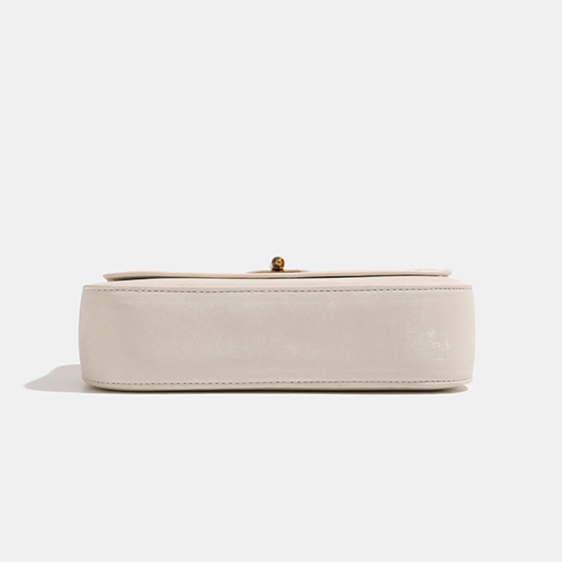 Evangeline Vegan Leather Bag (White)