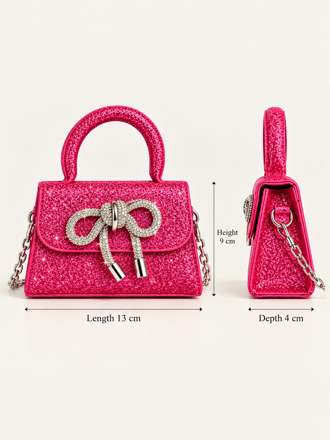 Allurine Sparkle Mini Handbag