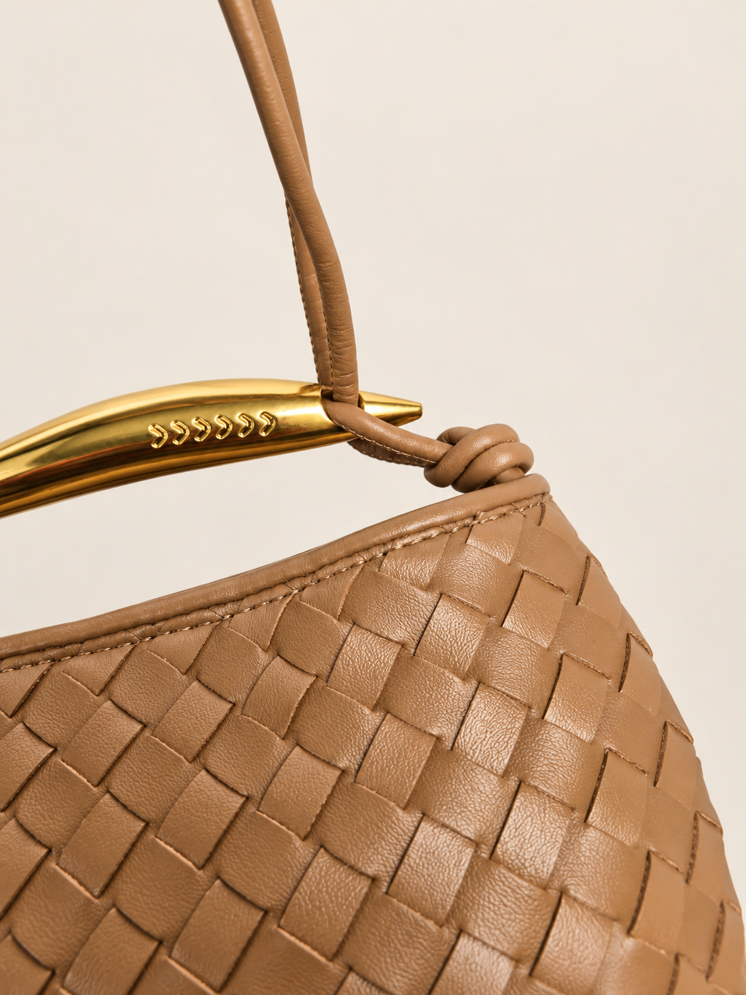 Arlette Mini Vegan Leather Bag (Khakhi)