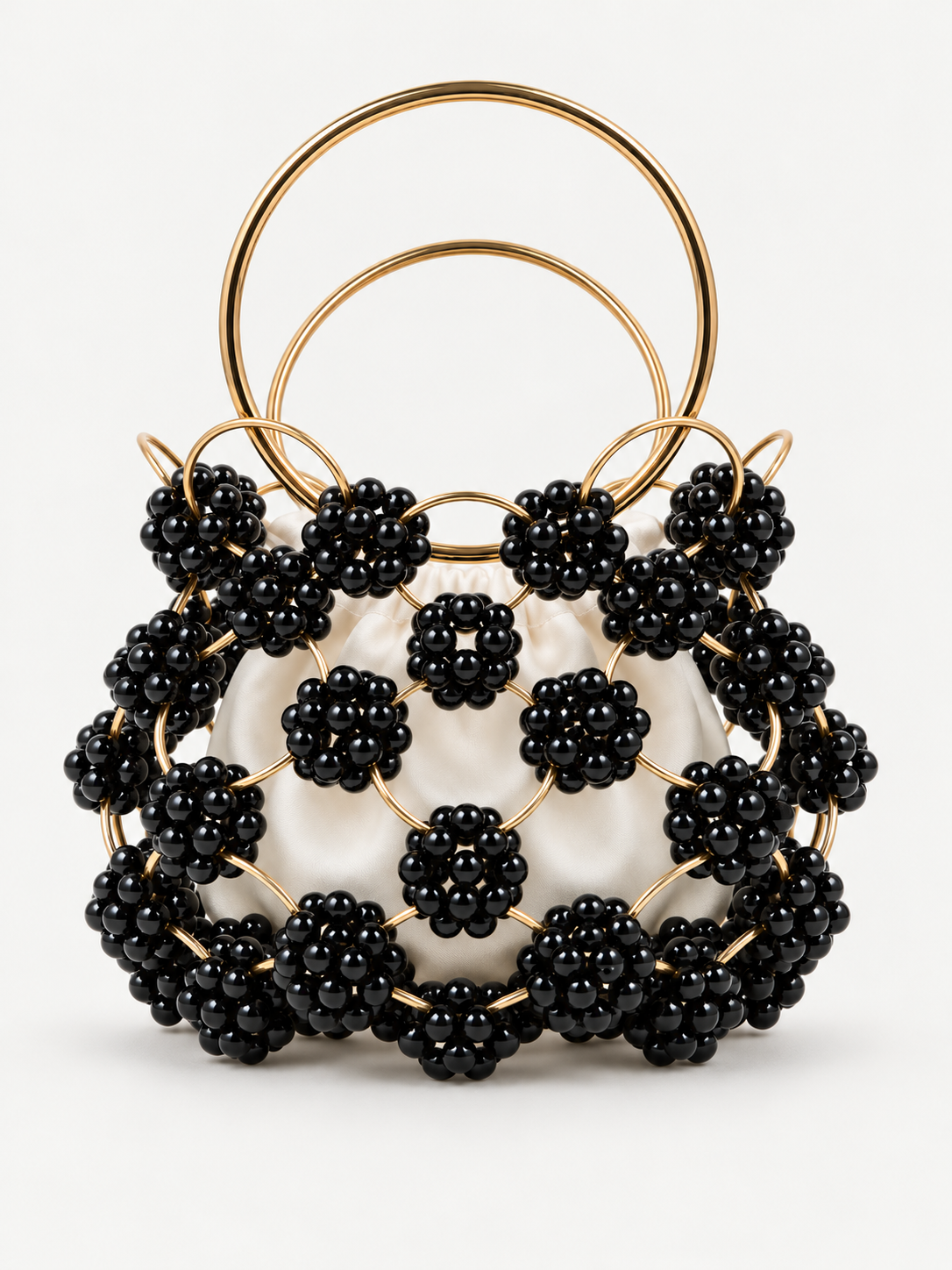 Aurette Pearl Evening Bag (Black)