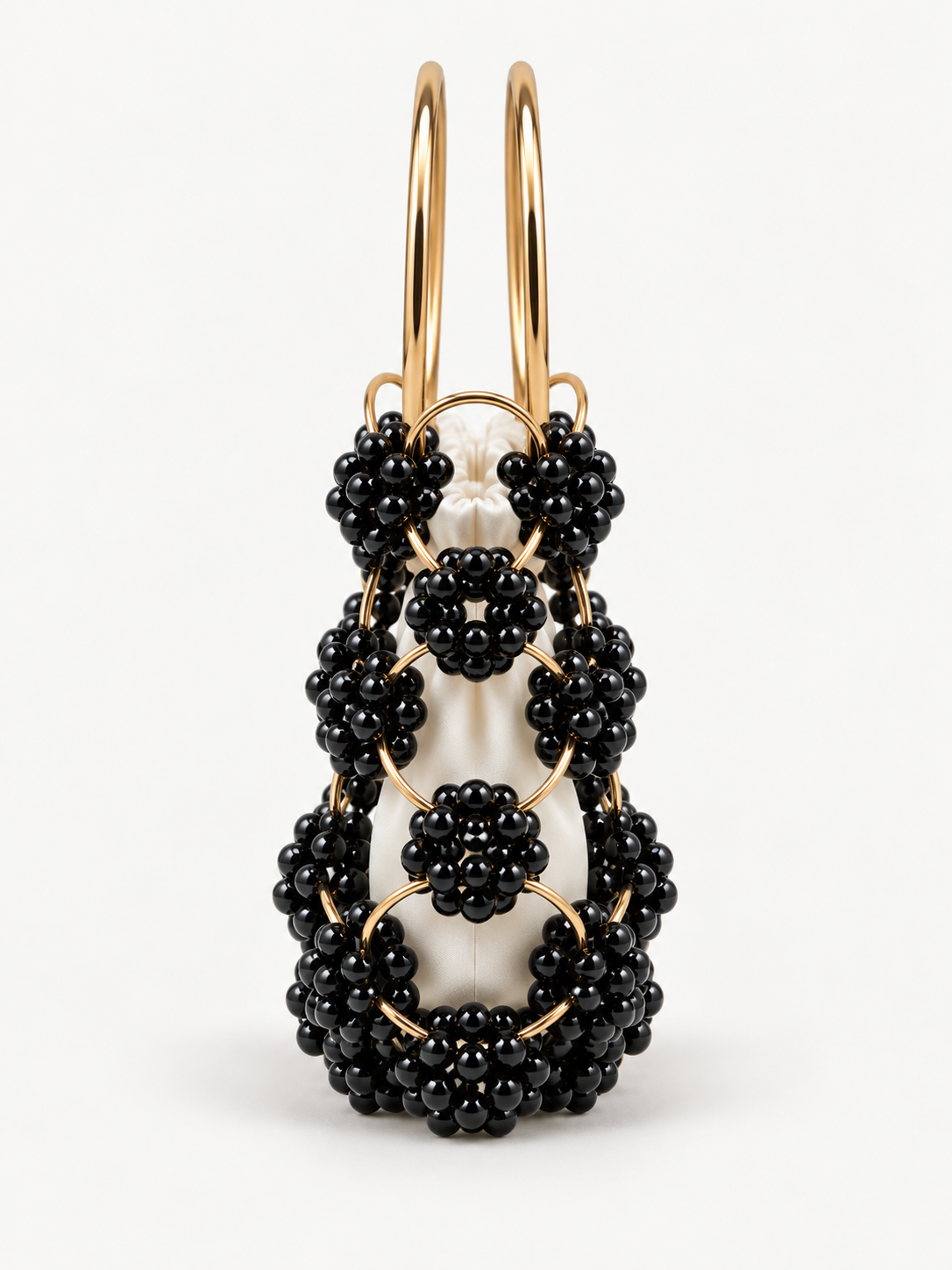 Aurette Pearl Evening Bag (Black)