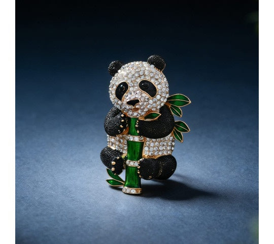 Bamboo Beau Panda Brooch product photo