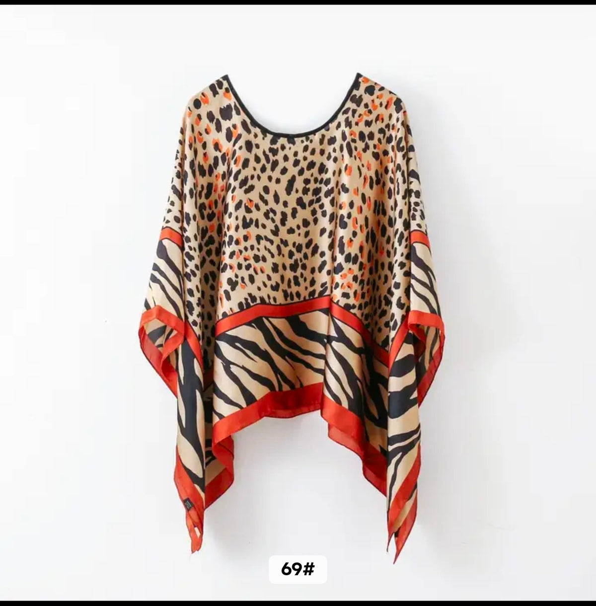 Novalie Silk Summer Poncho