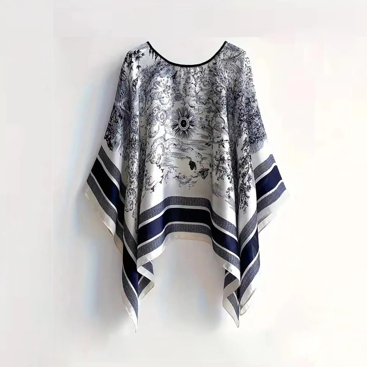 Sage Silk Summer Poncho