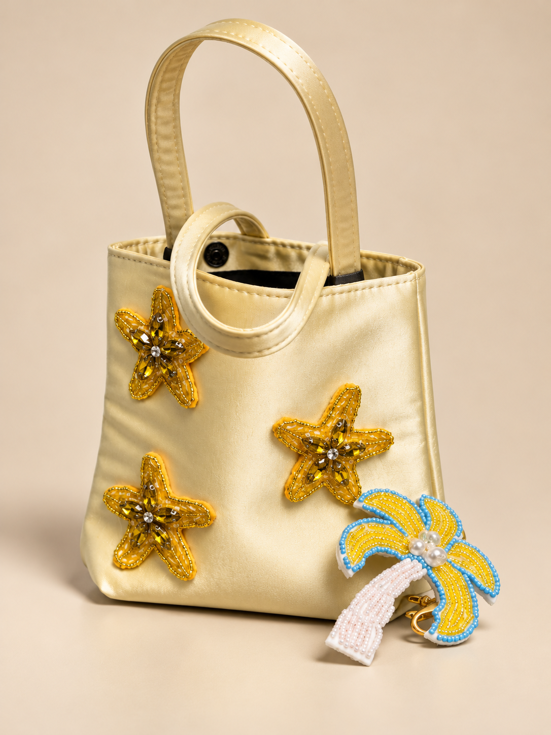 Coralie Beach Bag (Yellow)