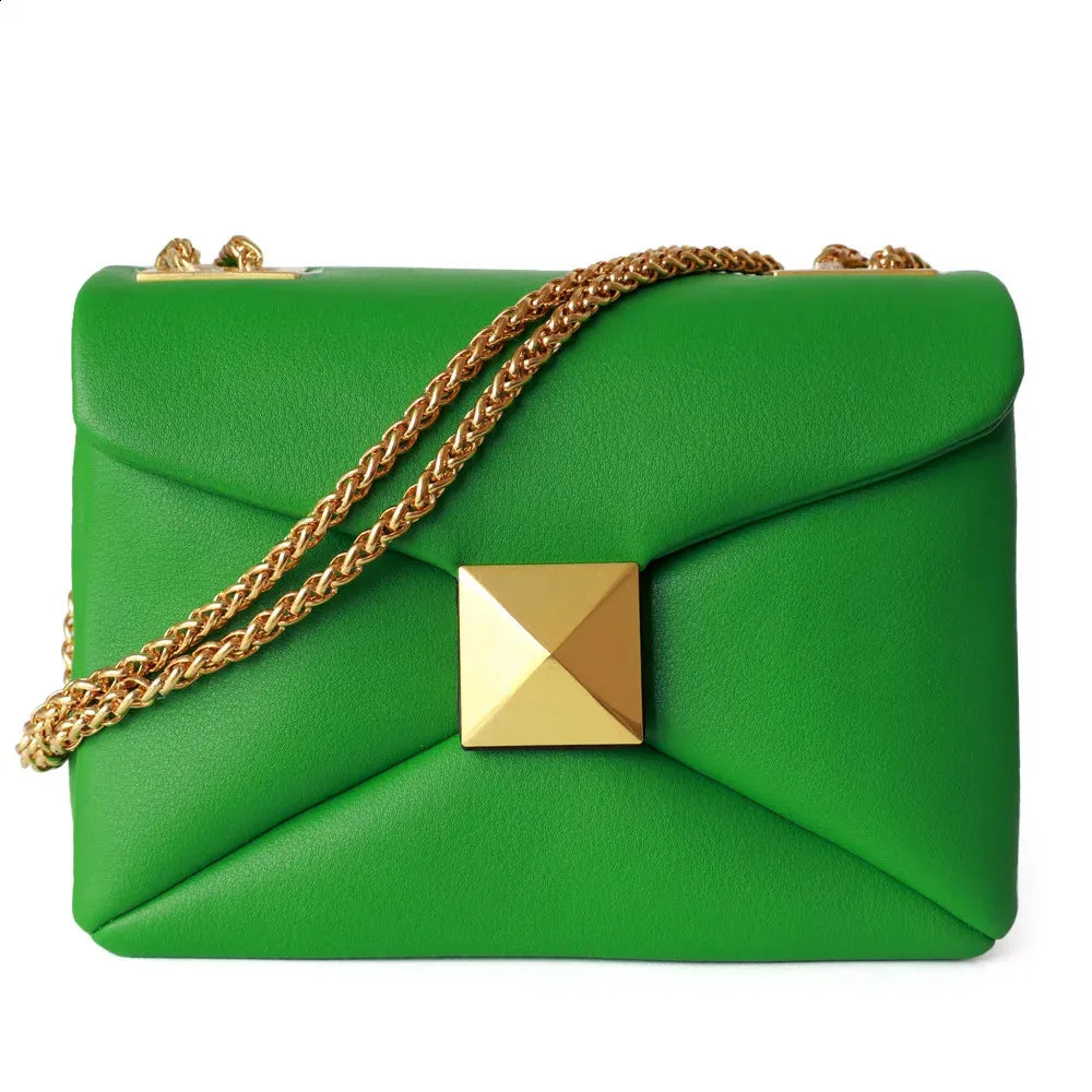 California Quilted Leather Sling(Green)