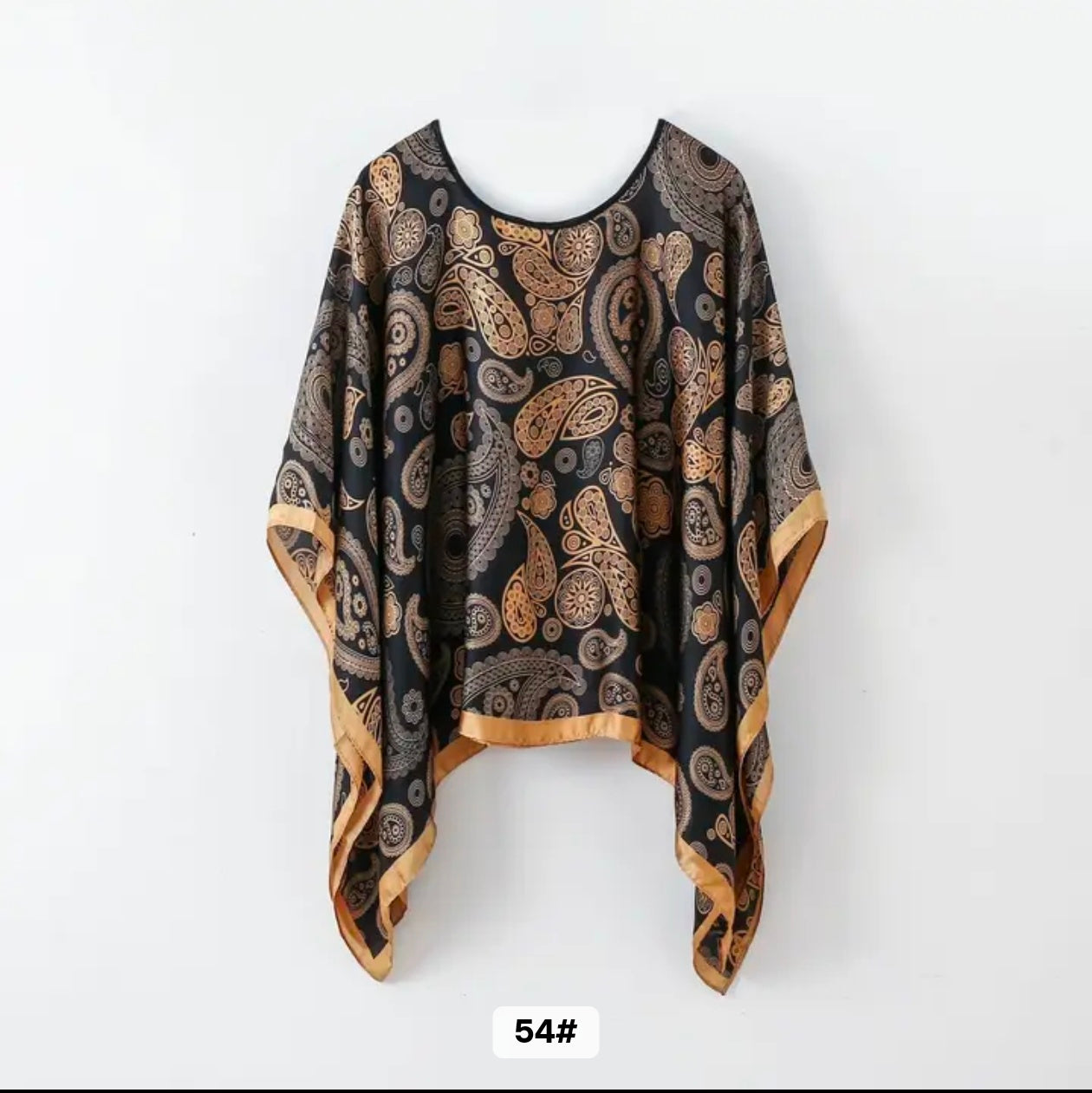 Marise Silk Summer Poncho