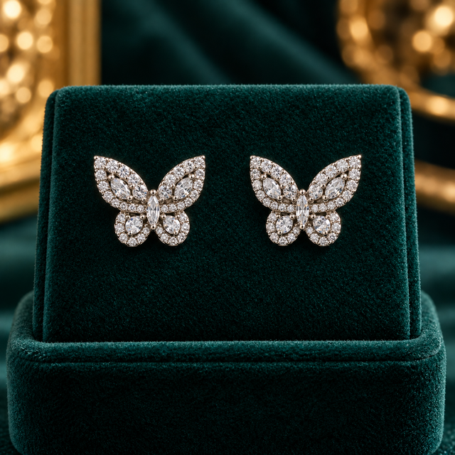 Papillon Butterfly Stud Earrings