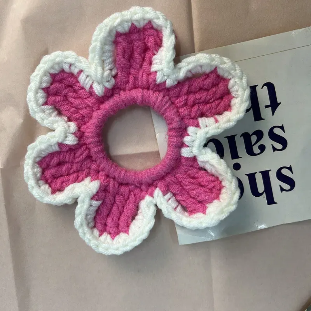 Silvara Crochet Scrunchie