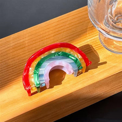 Rainbow Claw Clip