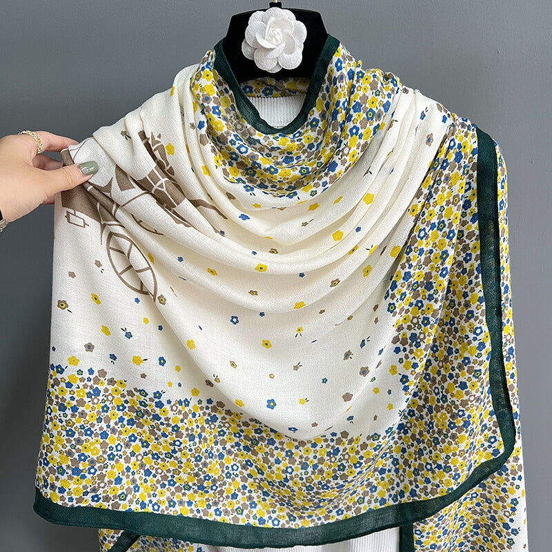 Cornflower Cotton Scarf