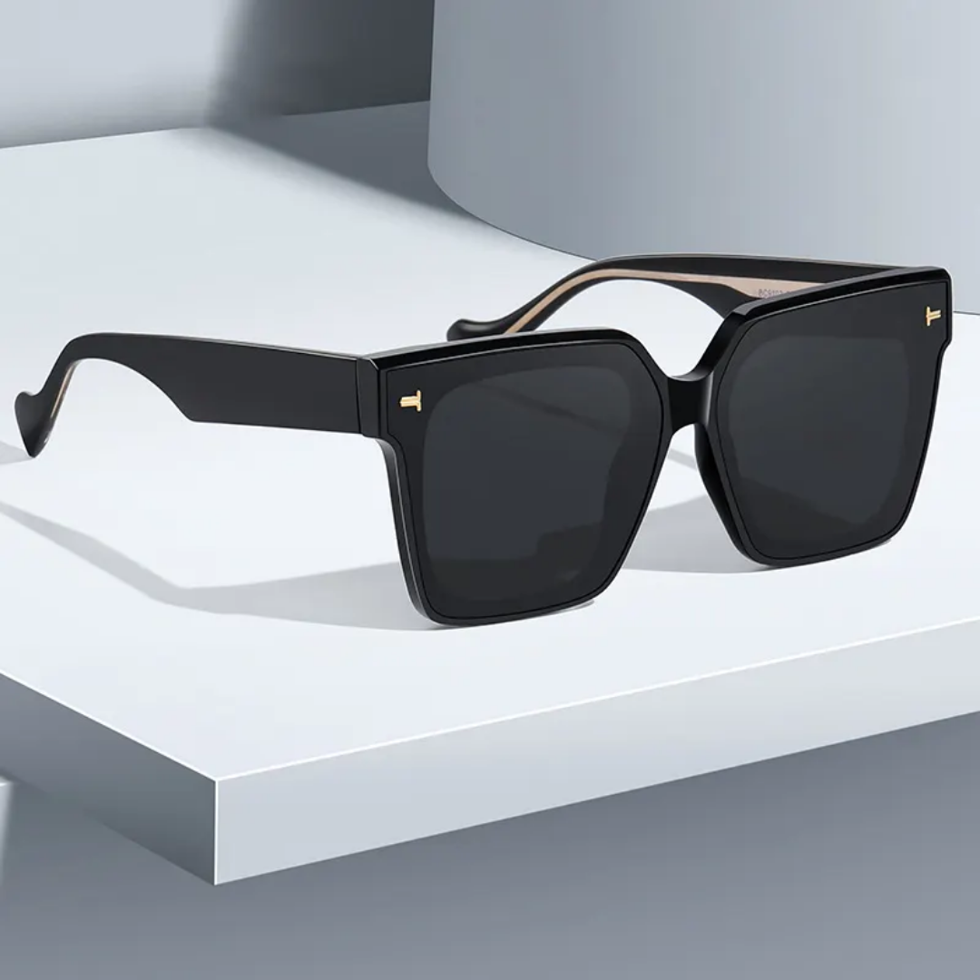 Skye Polarized Sunglasses (Black)