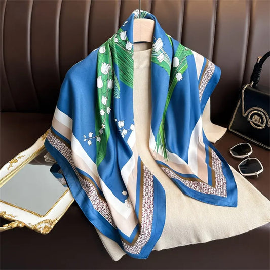 Yani Silk Scarf (90x90cms)