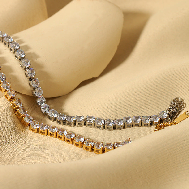 Pureline Diamond SS Bracelet