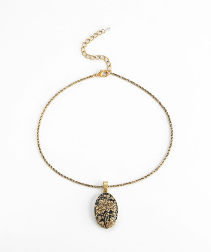 Sunflower Antique Necklace