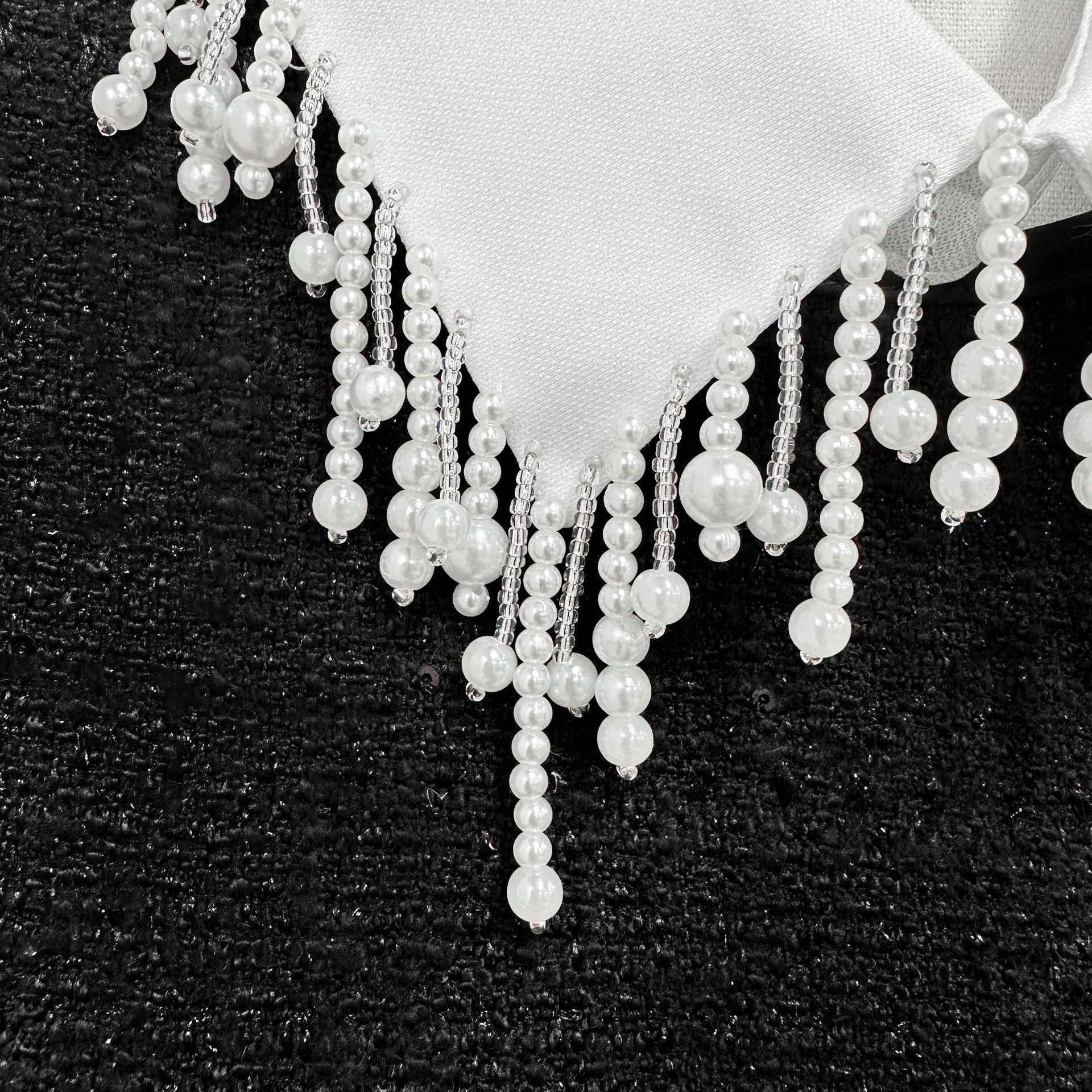 Jolie Pearl Fake Collar Scarf