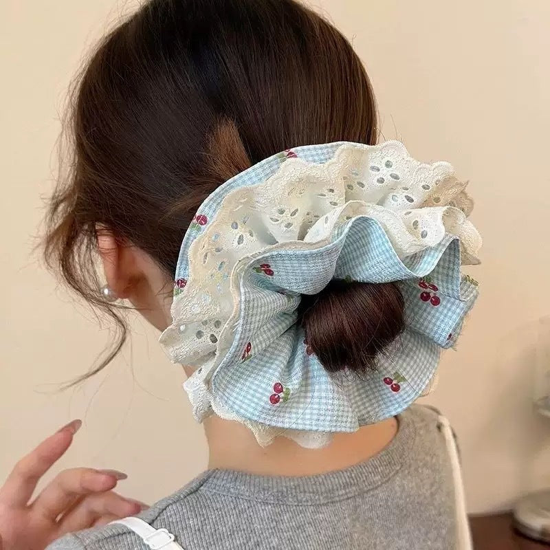 Victorian Bloom Scrunchie