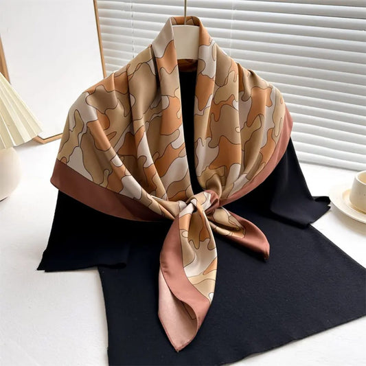 Fray Silk Scarf (90x90cms)