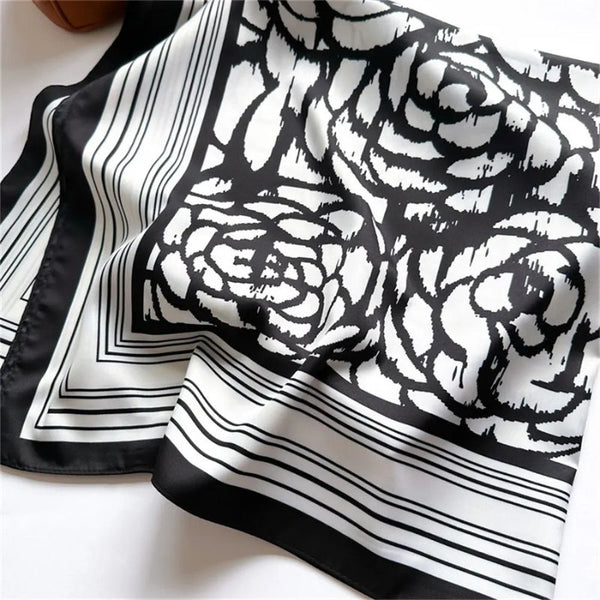 Mono Silk Scarf (90x90cms)