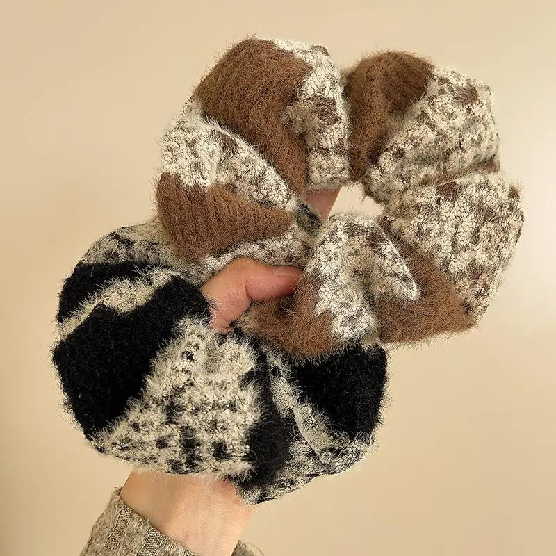 Soft Pom Scrunchie