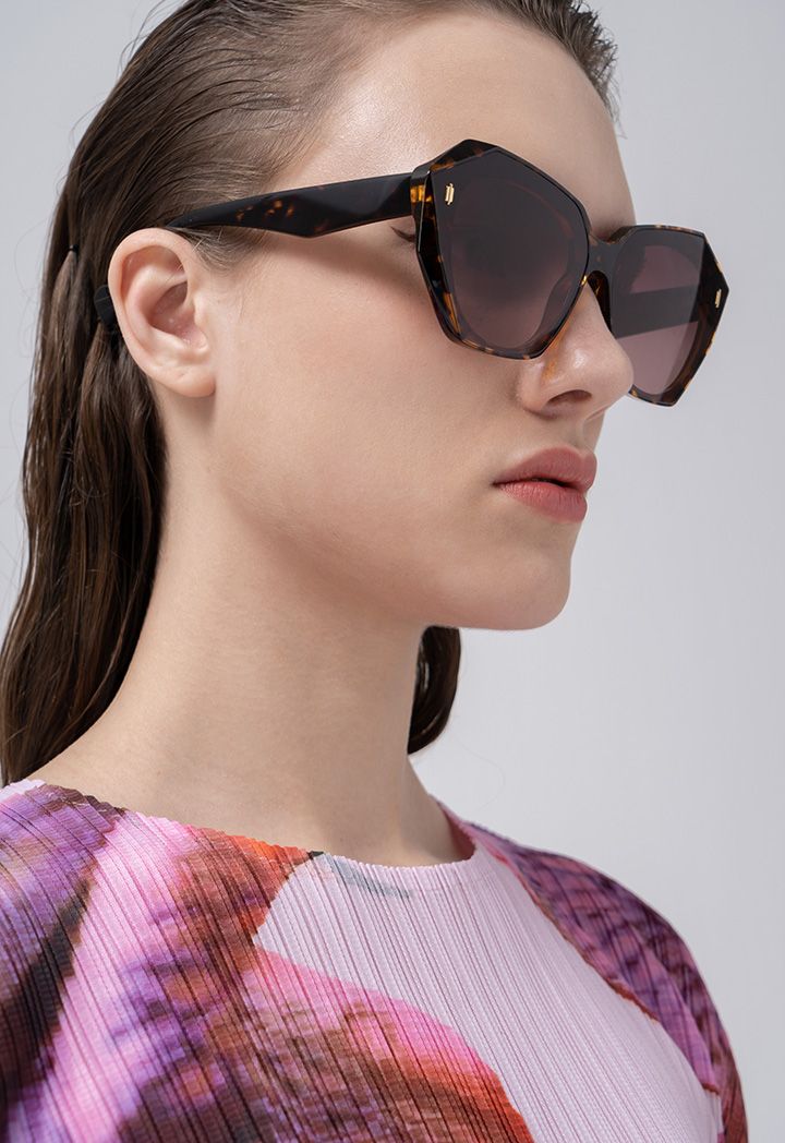 Elan Polarized Sunglasses (Leopard)