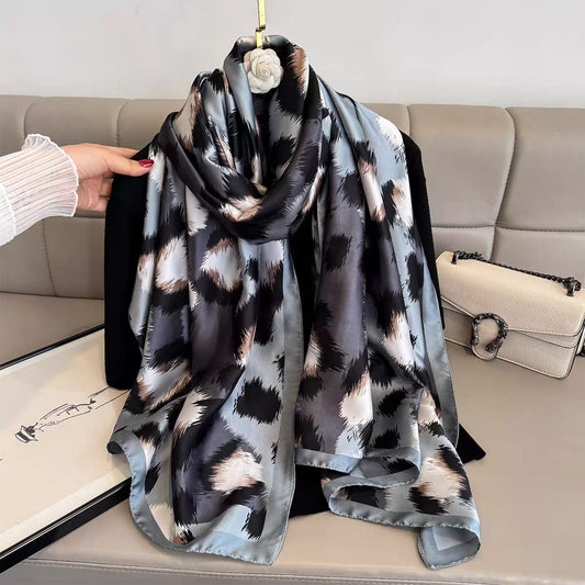 Ink Mirage Silk Stole