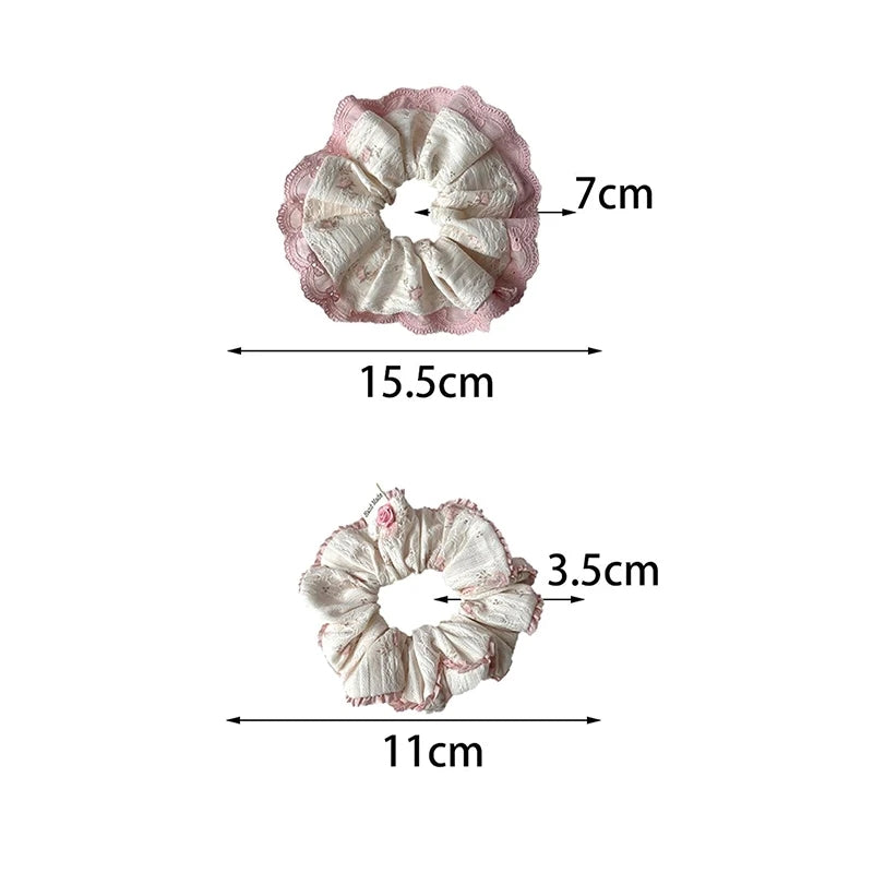 Pinky Puff Scrunchie